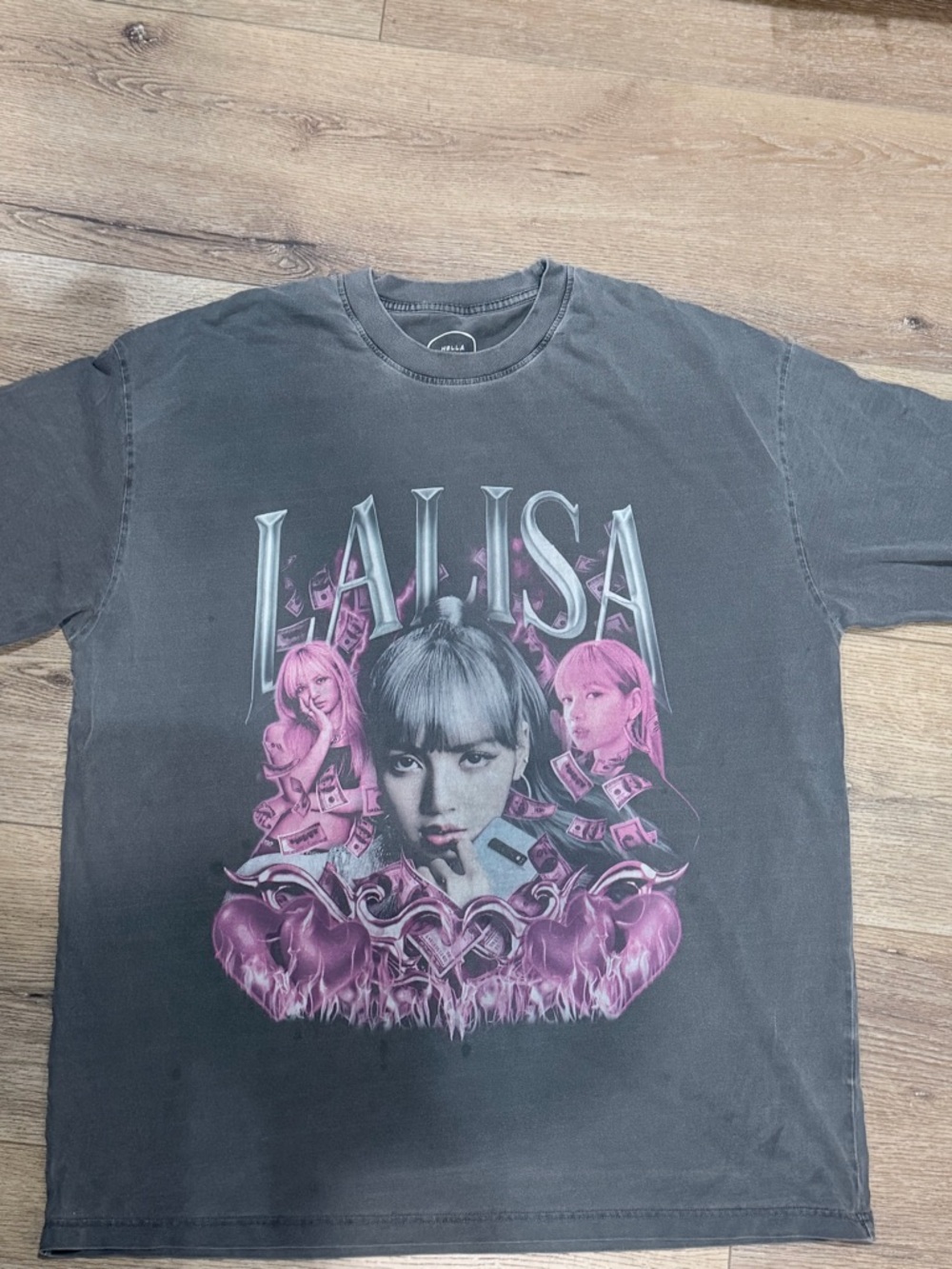 Ella Black Graphic 'Hella Mad' Cotton Tee